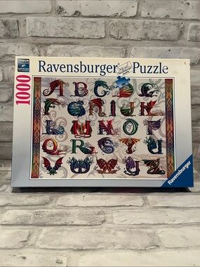 Ravensburger Dragon Alphabet Puzzle 1000 pieces complete
